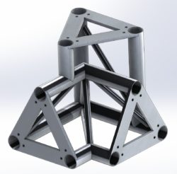 Narożnik trójkierunkowy (3×3) aluminiowy dla TS290 i TS390