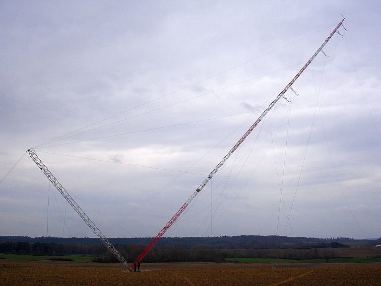 Maszt M600-100 proces podnoszenia