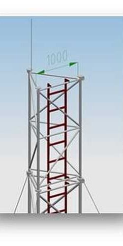 Maszt kratownicowy aluminiowy M1000 S4