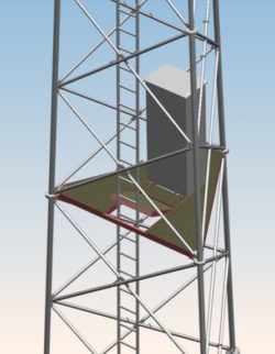 Wewnętrzna platforma wieżowa PWT 1000