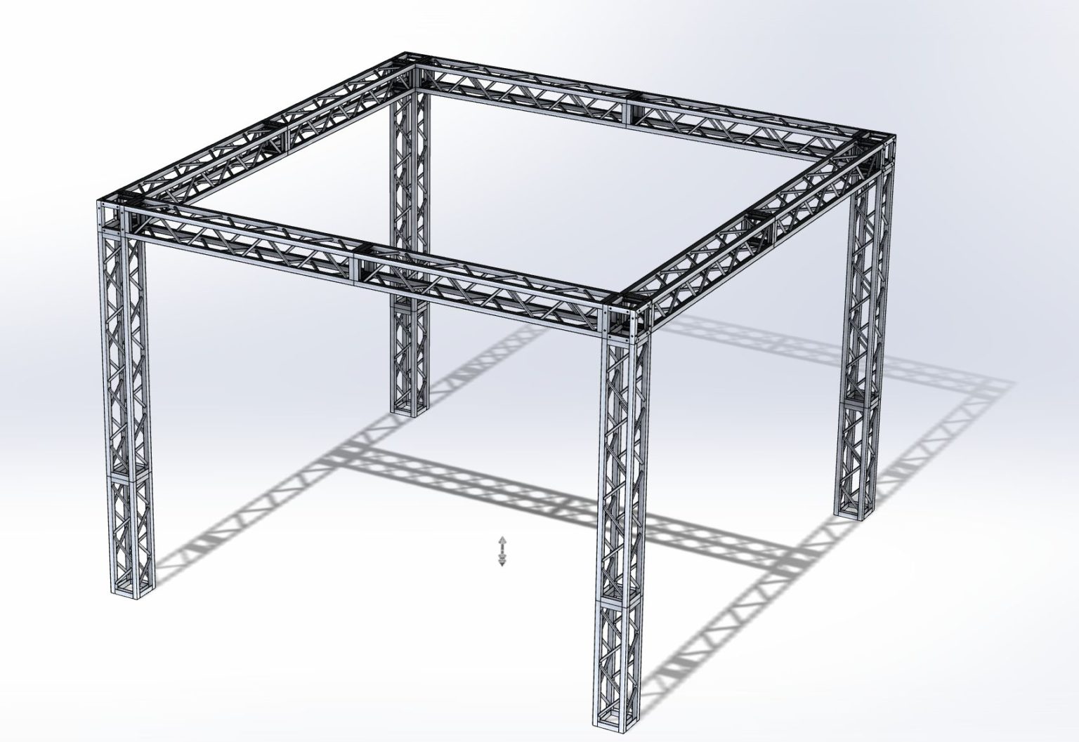 Stoisko Targowe QST250 – 4m x 4m h=3m