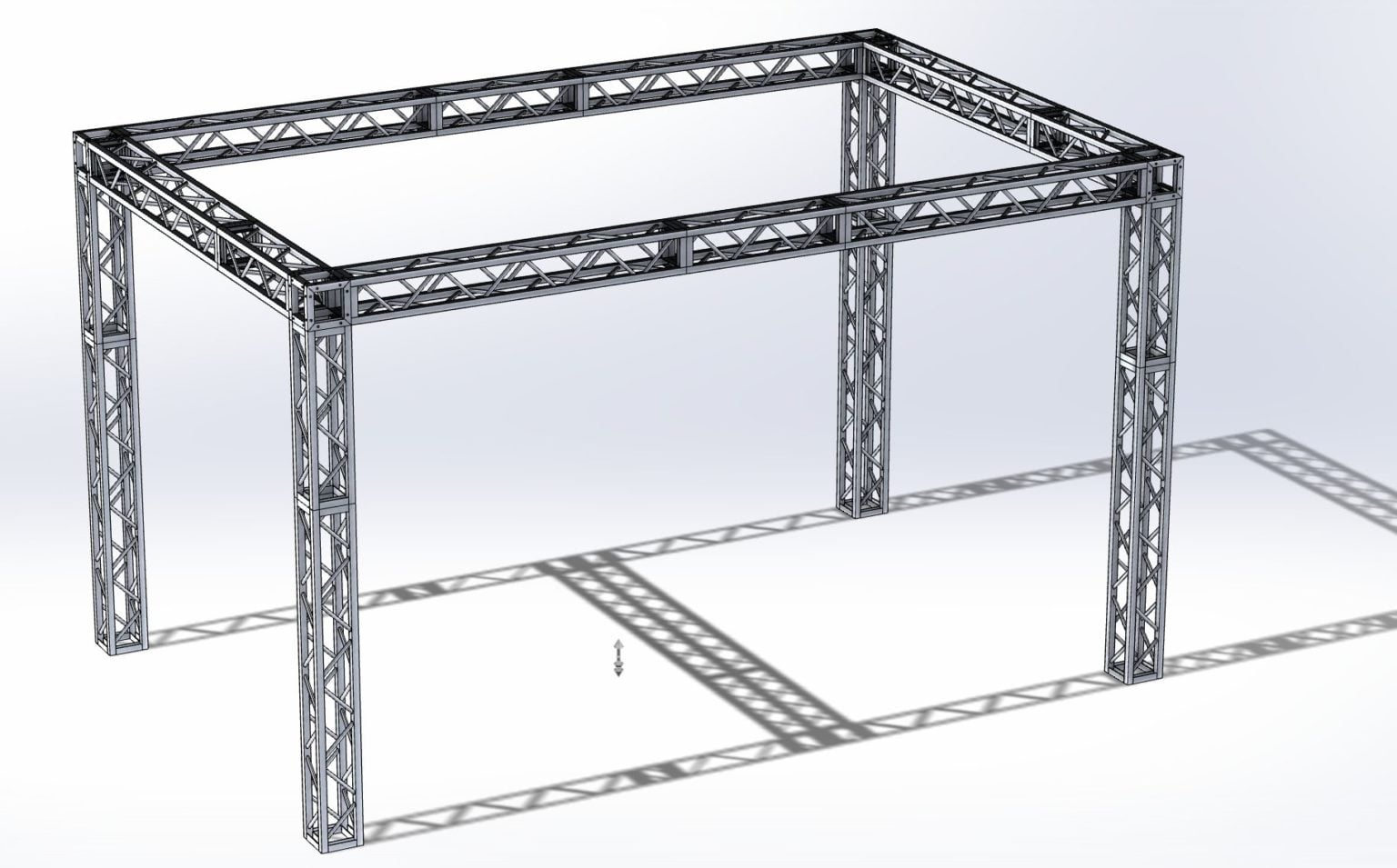 Stoisko Targowe QST250 - 3m x 5m h=3m