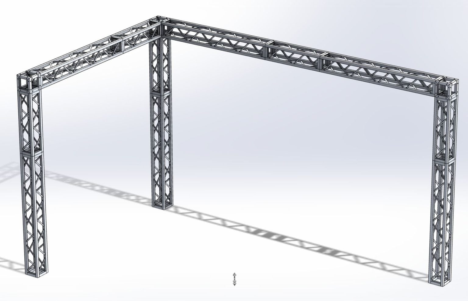 Stoisko Targowe TS290 &ndash; 3m x 5m h=3m Narożne