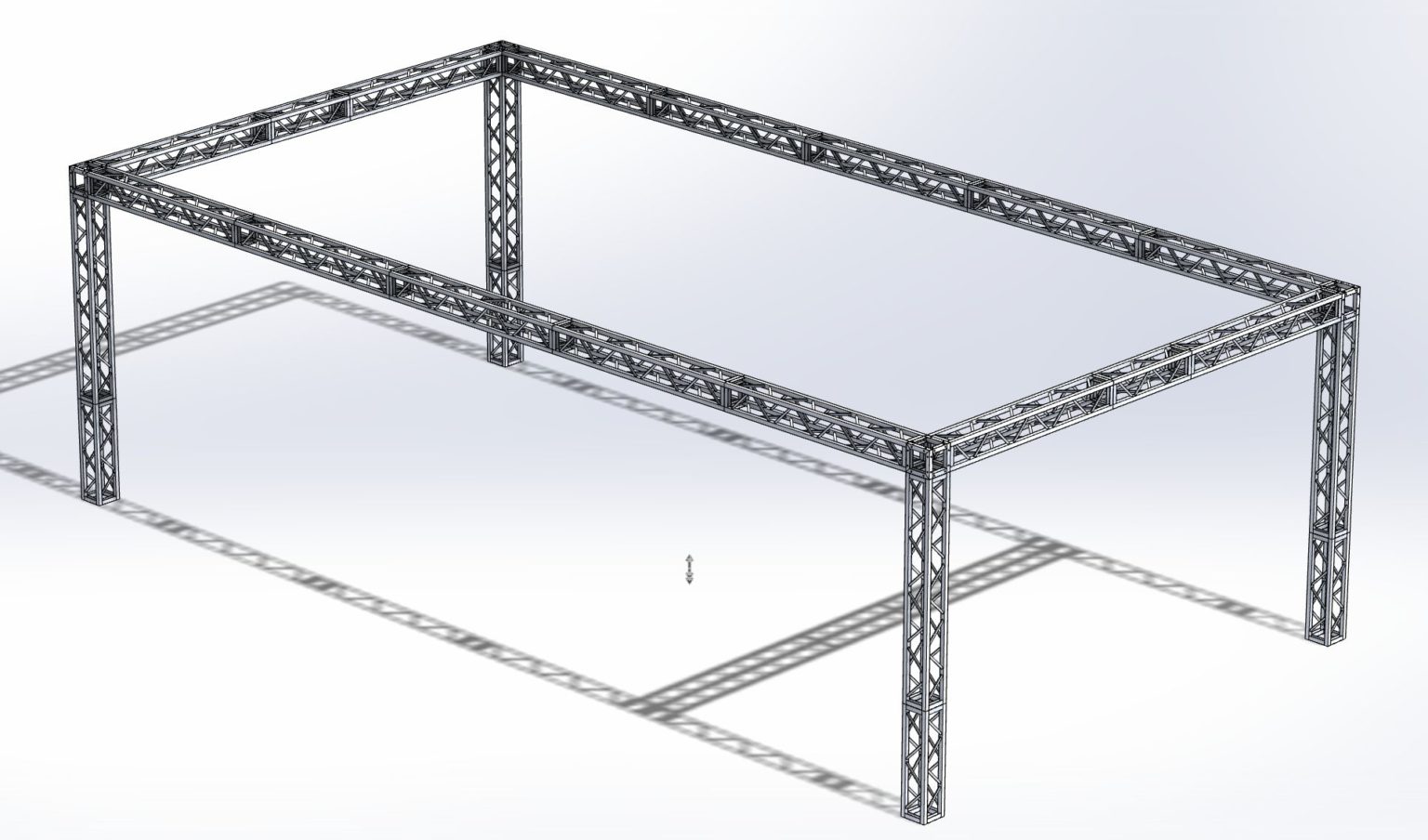 Stoisko Targowe QST250 &ndash; 5m x 10m h=3m