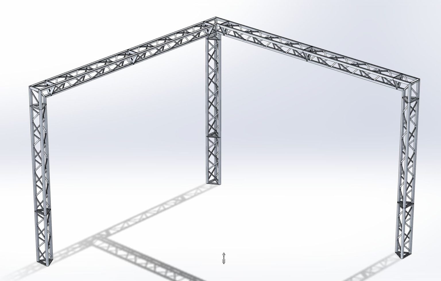 Stoisko Targowe TS290 &ndash; 4m x 4m h=3m Narożne