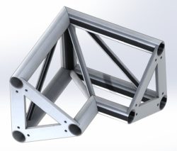 Narożnik dwukierunkowy (3×2) aluminiowy dla TS290 i TS390