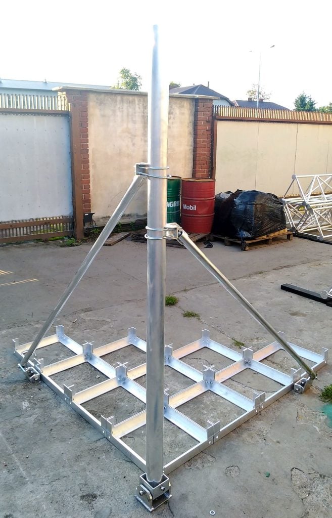 Maszt balastowy aluminiowy seria MBRHQ