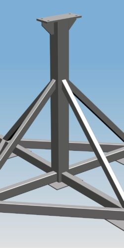 System Fundamentowania Masztu MB-1 – (podstawa zakopowa)