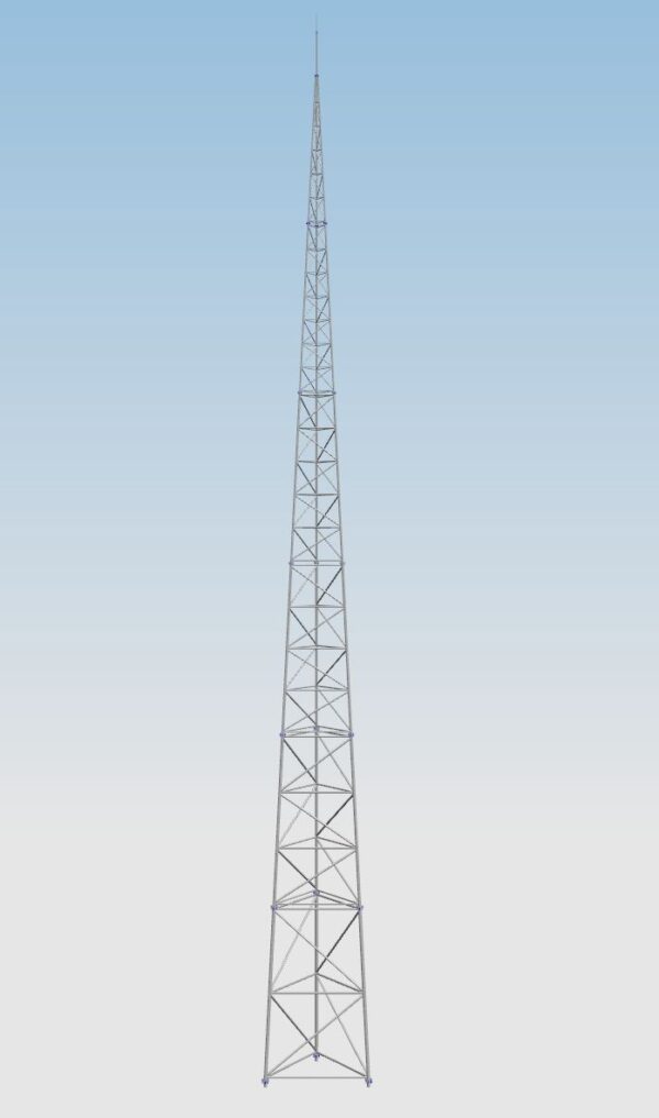 WWW wieża odgromowa T500-25 Aluminiowa &ndash; AluPro &ndash; zdjęcie 2
