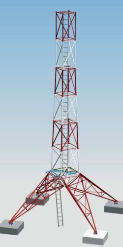 Wieża balastowa aluminiowa kwadratowa WBQ-16