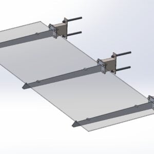 Daszek 2600&times;1000 poliweglan prosty DPP &ndash; zdjęcie 1