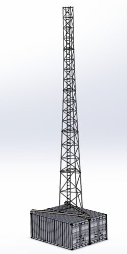 Wieża  na kontenerze T1000-20 WBTK-20