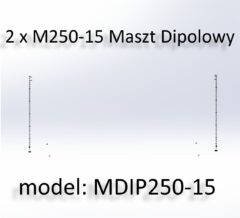 WWW 2xDipole mast MDIP250-15 – zdjęcie 15