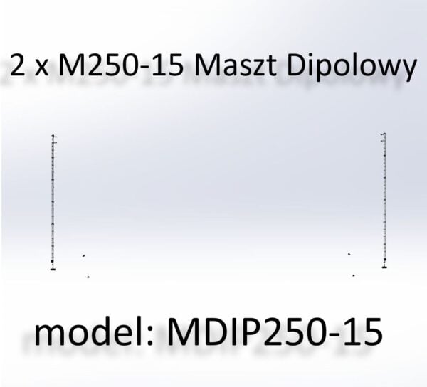 WWW 2xDipole mast MDIP250-15 &ndash; zdjęcie 15