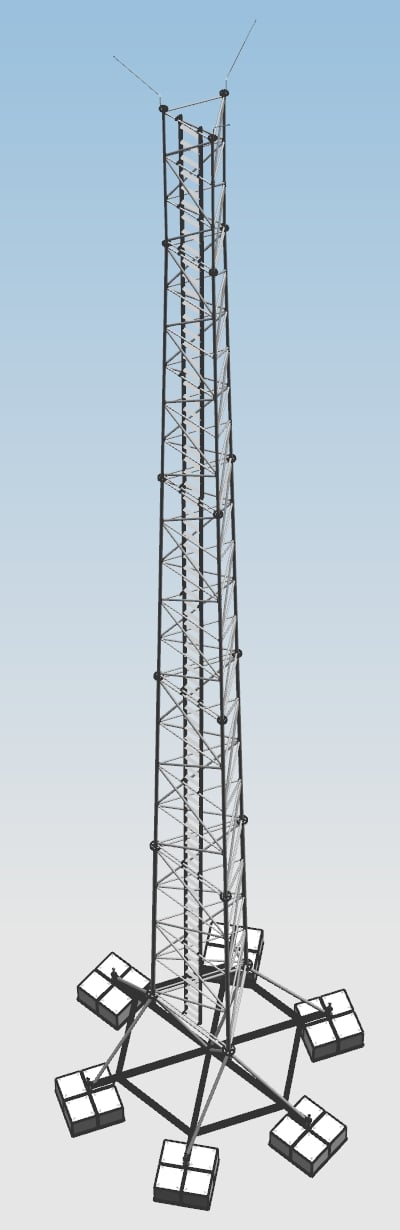 wieża Balastowa BST1000-30 – AluPro – zdjęcie 2