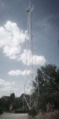 Wieża aluminiowa T1000-30 z górną platformą roboczą – południe Polski.