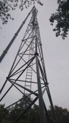 Stalowa wieża kratownicowa T1000-35 w Illingen (Niemcy)